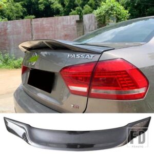 トランクカーボンスポイラーフォルクスワーゲン VW パサート B7 2012-2016 FRP ファイバー自動リアトランクダックテールウイングタイプ R