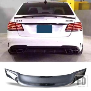 トランクスポイラーカーボンリアトランクウイング R スタイルスポイラーベンツ W212 E200 E260 E300 E350 E400 E500 2009 - 2013 4 ドアセダン