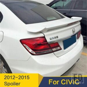 リアトランクリッドスポイラーウイングホンダシビックスポイラー 2012 2013 ABS 材料リアウイング装飾専用アクセサリー