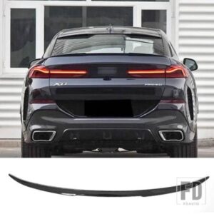 G06 スポイラー BMW X6 リアウイング 2020 2024 ブラック ABS プラスチックテールフィンアクセサリー