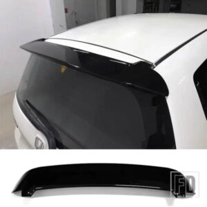 グロスブラックスポイラーホンダジャズフィット 2004 - 2007 ABS 材料リアウイングルーフの装飾 ACCESSORIE