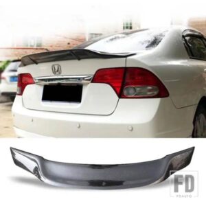 トランクスポイラーカーボン FRP 自動リアトランクウイング R スタイルアクセサリースポイラーホンダシビック 2006 - 2011