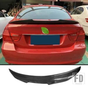 トランクスポイラータイプ PSM カーボン FRP 自動リアトランクウイングタイプ R リペアアクセサリースポイラー BMW 3 シリーズ E90 2005 - 2012