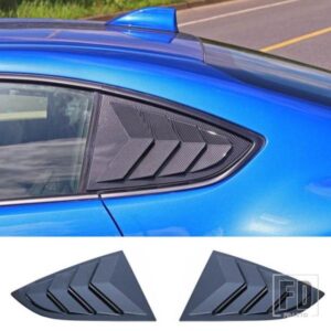 ウィンドウルーバー スバル BRZ トヨタ GR86 ZN8 ZC8 サイオン FR-S クォーターサイドスクープカバーベントブラックスポイラー 2022+