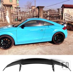 カーボン塗装スポイラーアウディ TT タイプ V ABS プラスチックリアトランクウイングアクセサリー