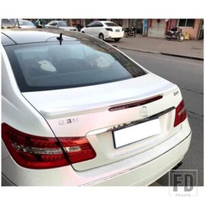W207 スポイラーベンツ E260 クーペ 2 ドア E350 E クラスリアウイング黒テールフィンカーボンペイントアクセサリー