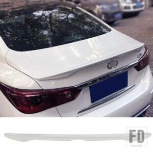インフィニティ Q50 Q50S 2013-2017 用グロスブラック車リアウイングスポイラー