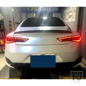 トランクスポイラーインフィニティ Q60 Q60S 2017-2020 ABS プラスチックカーアクセサリーリアテールウイング