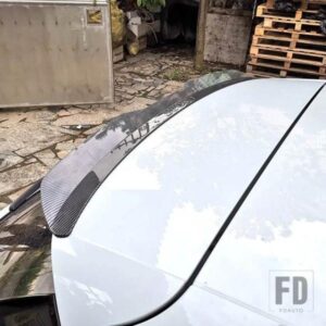 ルーフスポイラー アウディ Q3 2015 - 2019 タイプ DGS カーボン表面リアトランクウイング ABS 材料リペアアクセサリー