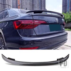カーボン表面スポイラーフォルクスワーゲンジェッタ MK7 2019 20 21 トランクスポイラータイプ MT 車リアダックテールウイングリペアアクセサリー