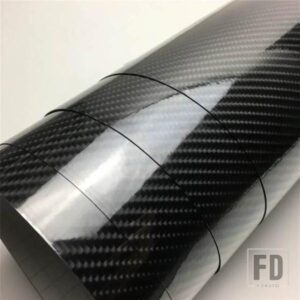 超光沢 6D カーボンビニールフィルムステッカー気泡車ラップコンピュータスキン電話オートバイ