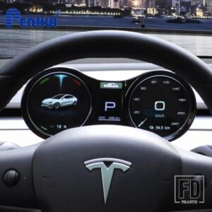 カー HUD 液晶クラスター計器マルチメディアダッシュボードテスラモデル Y/モデル 3 マルチメディアパネル