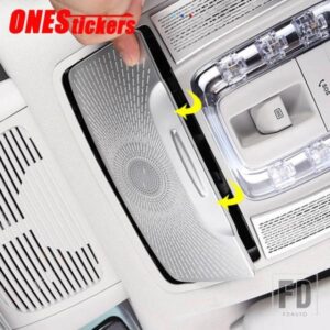 メルセデスベンツ GLE GLS クラス W167 V167 X167 2020-2024 車読書ランプ + ダッシュボードエアアウトレットトランクオーディオスピーカートリムカバー