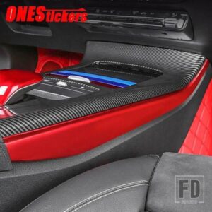 カーアクセサリーインテリアセンターコンソールパネルサイドトリムストリップカバーメルセデスベンツ A CLA クラス W177 V177 C118 W118 2019-2024