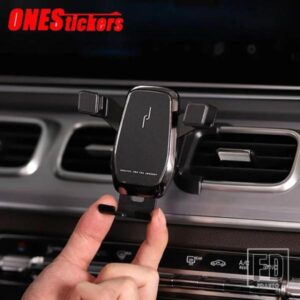 メルセデスベンツ GLE GLS クラス W167 V167 クーペ C167 X167 AMG GLE53 63 2020-2023 携帯電話ホルダーエアアウトレットスナップブラケット