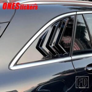 メルセデスベンツ GLC クラス X253 GLC200 GLC260 GLC300 2015-2022 カーアクセサリーリアウィンドウ三角シャッタールーバートリムカバー
