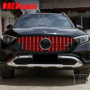 メルセデスベンツ GLC クラス X254 GLC260 GLC300 2023-2025 ステンレスカーアクセサリーフロントグリルグリルメッシュ抗昆虫ネット
