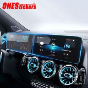 メルセデスベンツ GLE GLS E GS ガラス W167 V167 X167 W213 W463 W222 AMG G63 カーナビゲーション画面強化ガラスフィルム