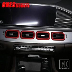 メルセデスベンツ GLE GLS クラス W167 V167 クーペ C167 X167 2020-2025 カーアクセサリー中央空調アウトレットトリムカバー