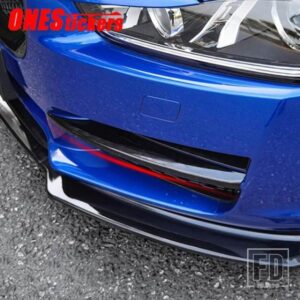 ジャガー XE/XEL X760 2017 2018 2019 ABS カースタイリングアクセサリーフロントフォグランプ FOGLIGHT ストリップトリムカバー装飾ステッカー