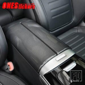 メルセデスベンツ C クラス W206 C200 C220 C260 C300 2022 + カーアクセサリー中央アームレストボックスパネルトリムカバー装飾フレーム