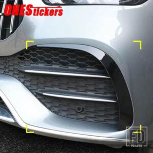メルセデスベンツ GLE クラス W167 GLE350/450/53 GLE400D AMG ラインクーペ 2020 + カーアクセサリーフロントバンパーリップトリムカバーステッカー