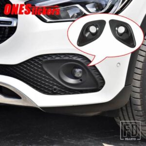 メルセデスベンツ GLA クラス H247 GLA180 200 220 250 2020 2021 + ABS クロームカーアクセサリーフロントフォグライトランプカバートリムフレーム