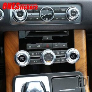 ランドローバーレンジローバースポーツ L320 2012 2013 ABS カーアクセサリー中央制御 CD ボタンパネルトリムカバー装飾フレーム