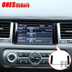 ランドローバーレンジローバースポーツ L320 2010-2013 ABS クロームカーアクセサリー中央制御ナビゲーション画面フレームトリムカバー
