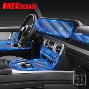 メルセデスベンツ G クラス W464 G500 G350 AMG G63 2019-2022 ドアハンドルセンターコンソールギアナビゲーション TPU フィルム