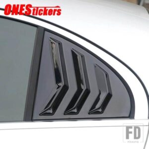 メルセデスベンツ C クラス W206 C200 C220 C260 C300 2022 + カーアクセサリーリアドア窓ルーバー三角シャッターカバートリム