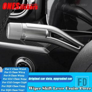 メルセデスベンツ C E S GLC EQE EQS クラス W206 W214 W223 X254 V295 V297 CLE クーペ C236 ワイパーシフトレバークルーズトリムカバー