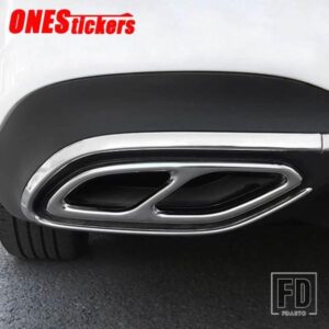 カースタイリングアクセサリーマフラーマフラーテールカバートリムメルセデスベンツ CLA クラス C118 W118 CLA180 200 220 250 260 2020 +