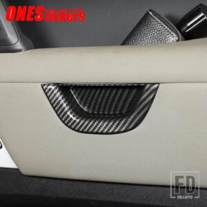 ランドローバーディフェンダー 90 110 130 2020-23 ABS カーアクセサリーフロントドアインナーハンドル収納ボックスカバートリムフレーム