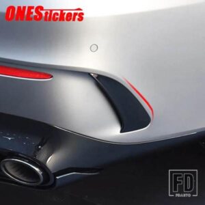 カーアクセサリーリアバンパーフェンダーカバートリムメルセデスベンツ CLA クラス C118 CLA180 CLA200 CLA220 CL??A250 CLA45 AMG 2020 +