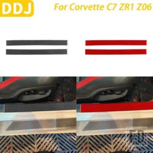 シボレーコルベット C7 ZR1 Z06 2014-2019 カーアクセサリーカーボンインナードアシルパネルトリムカバー装飾ステッカー
