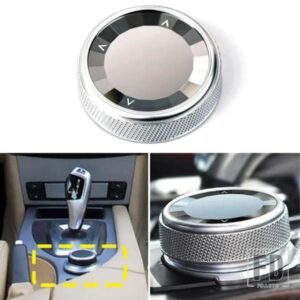 BMW E60 E61 E70 E71 E72 E66 5 シリーズ X5 X6 クリスタル IDRIVE マルチメディアボタンノブカバーセンターコントロールボタンスイッチノブ