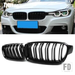 ABS カースタイリングフロントキドニーグリルデュアルスラットグリル BMW F30 F31 F35 2012-2018 320I 325I 328I オートアクセサリー