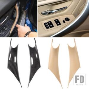 カーボン車インナーハンドルフロントリアインテリアドアハンドルカバー BMW 3 4 シリーズ M3 M4 F30 F80 F31 F32 F33 F34 F35 F36 F82