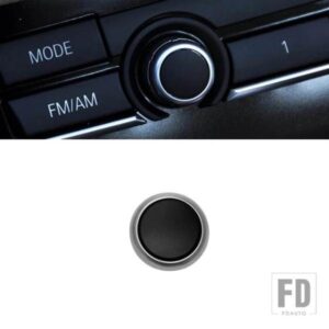カーラジオスイッチボリュームノブ CD マシンスイッチボタンカバー BMW F10 F11 F18 F07 F01 F02 5/7 シリーズ F15 X5 自動