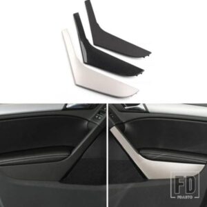 車内ドアカーボンプルハンドルカバートリムキャップ部品フォルクスワーゲン VW ゴルフ 6 GTI 2009-2014 アクセサリー