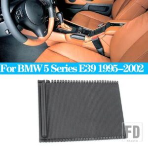BMW 5 シリーズ E39 フロントウォーターカップホルダーローリングカーテンカバーアームレストコンテナ収納ローラーボックス 1995-2002 51168159698