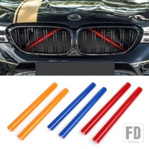 ペアフロントグリルトリムストリップ BMW F30 F31 F32 F33 F34 F36 F20 F21 F22 F23 G29 車スポーツスタイリング装飾アクセサリー