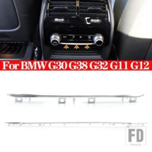 中央制御空調ラジオパネル電気メッキストリップ装飾 BMW 5 6 7 シリーズ G30 G38 GT G32 G11 G12