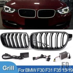 BMW 3 シリーズ F30 F31 F35 LED 車フロントバンパーレーシンググリルグリル 320I 325I 328I 2013-2019 グリルキドニーレーシンググリル