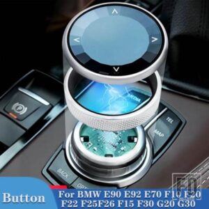 クリスタルスタイルマルチメディアノブカバーノブステッカー BMW E90 E92 E70 F10 F20 F22 F25 F26 F15 F30 G20 G30 1/3/4/5/6 シリーズ