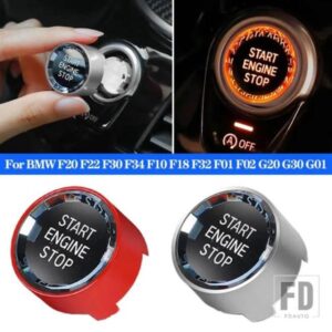 BMW X1 X3 X4 X5 X6 F20 F22 F30 F34 F10 F18 F32 F01 F02 G20 G30 G01 クリスタルスタイルスタートストップエンジンスイッチボタンカバー