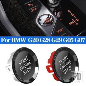 クリスタルスタイルスタートストップエンジンスイッチボタンカバーボタントリム BMW G20 G28 G29 G05 G07 3 シリーズ X5 X7 Z4 2018-2023