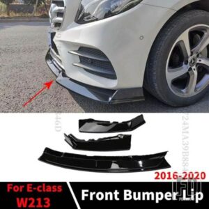 フロントバンパーリップあごフェイスリフトプロテクタースプリッターカバーメルセデスベンツ E W213 C238 2016-20 チューニングディフレクター