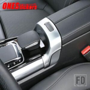 メルセデスベンツ B GLB GLA クラス W247 X247 H247 2020 2021 + カーアクセサリーセンターコンソールアームレストボックスボタンスイッチカバートリム